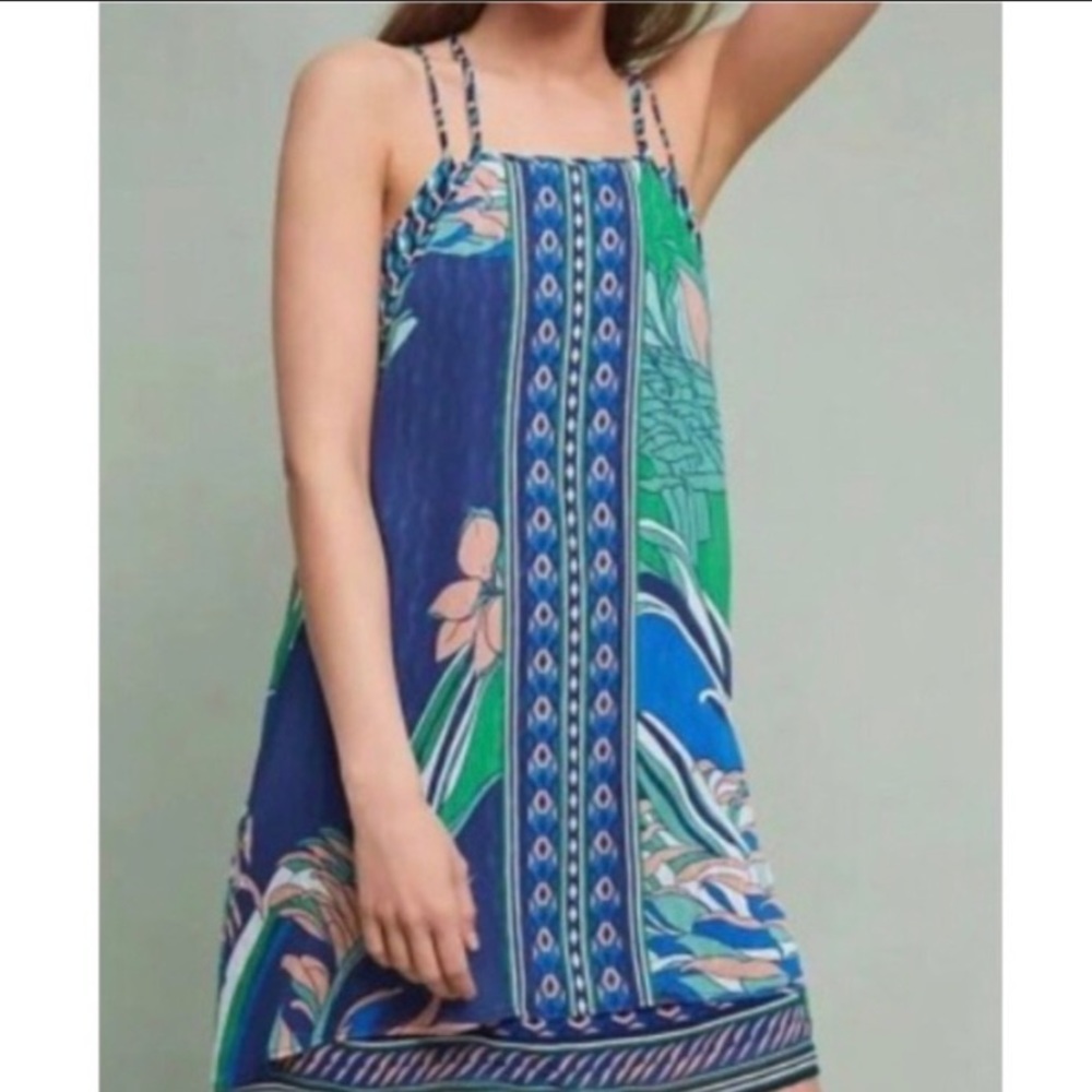 Anthropologie silk layered dress! - Picture 1 of 6